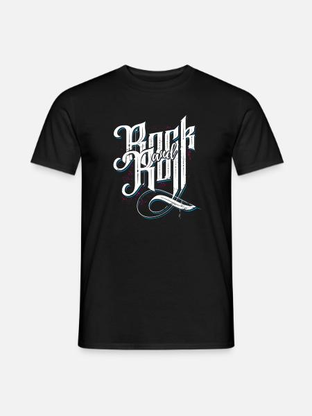 Rock and Roll - Rock 'n' Roll - Rocknroll - Men's T-Shirt - black