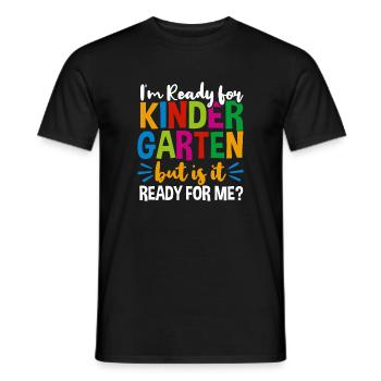 Kindergarten - Männer T-Shirt - Schwarz - Vorne - AI Model Male 178 light (178cm)