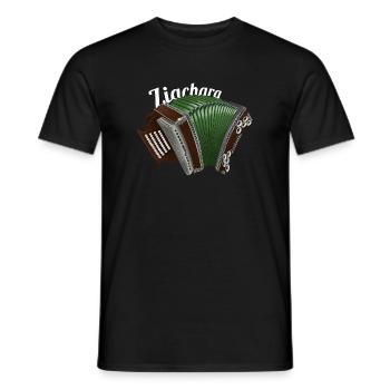 Ziachara // lumière | ZiachON ! - T-shirt homme - noir - Devant - AI Model Male 178 light (178cm)