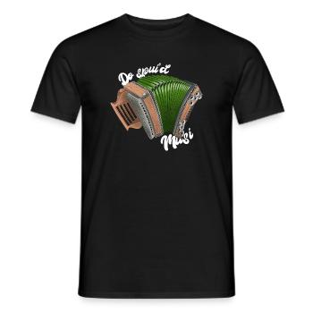 Faites du Musi spui’d // enfer | ZiachON ! - T-shirt homme - noir - Devant - AI Model Male 178 light (178cm)