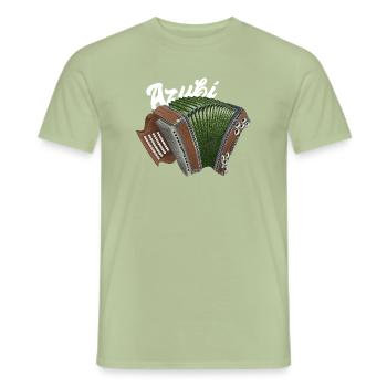 Trainee // light | ZiachON! - Men's T-Shirt - sage - Front - AI Model Male 178 light (178cm)
