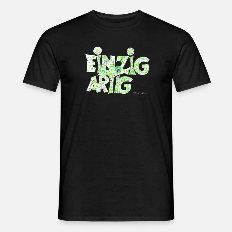 Einzigartig - Männer T-Shirt - Schwarz
