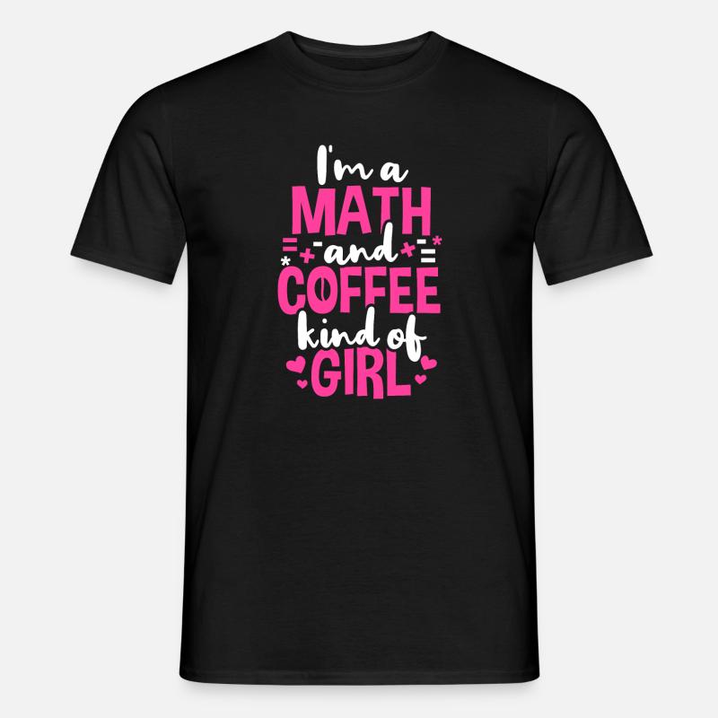 Mathematik Lehrer Student Mathe - Männer T-Shirt - Schwarz