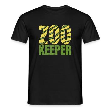 Zookeeper - Men's T-Shirt - black - Front - AI Model Male 178 light (178cm)
