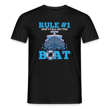 Boat - Men's T-Shirt - black - Front - AI Model Male 178 light (178cm)