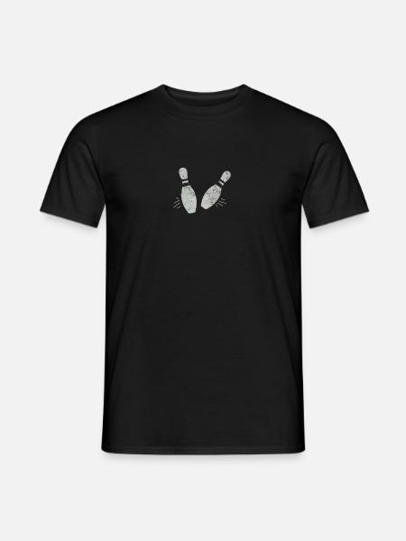 bowling pins - Men's T-Shirt - black