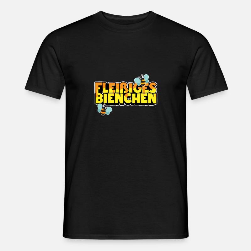 Fleißiges Bienchen - Männer T-Shirt - Schwarz
