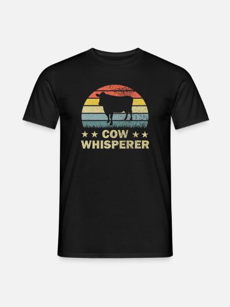 Vache Vaches - T-shirt homme - noir