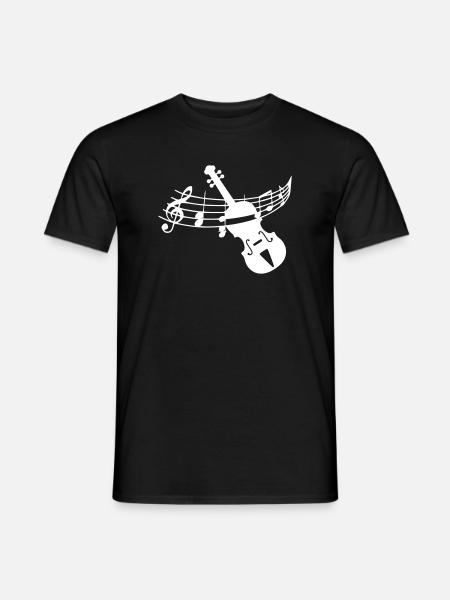 Violon violon - T-shirt homme - noir