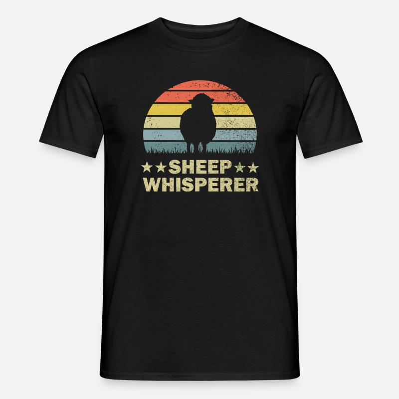 Schaf Schafe - Männer T-Shirt - Schwarz