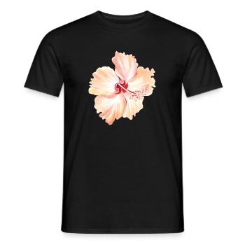 Blume - Männer T-Shirt - Schwarz - Vorne - AI Model Male 178 light (178cm)