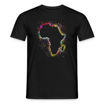 Afrique - T-shirt homme - noir - Devant - AI Model Male 178 light (178cm)