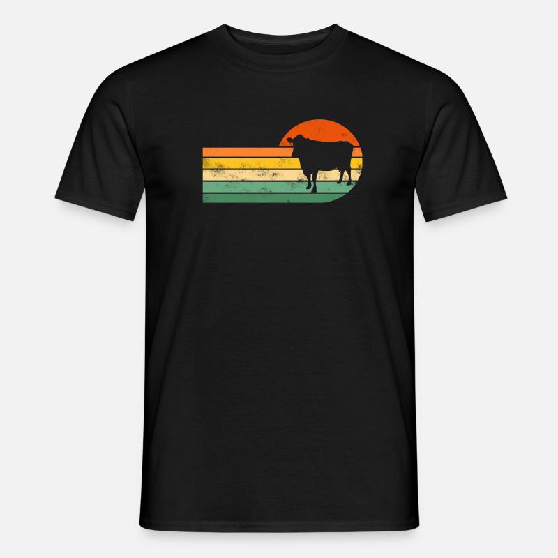 Kuh Kühe - Männer T-Shirt - Schwarz