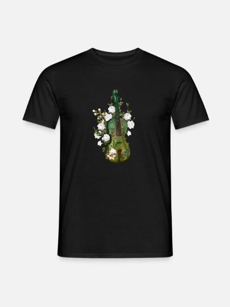 Wunderbare Geige - Männer T-Shirt - Schwarz