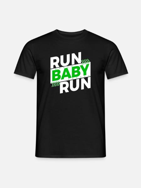 Laufen Joggen Rennen Training Ausdauer Spruch Fun - Männer T-Shirt - Schwarz