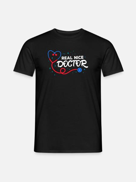 Doktor Arzt Facharzt Assistenzarzt Notarzt Beruf - Männer T-Shirt - Schwarz