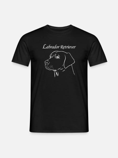 Labrador Retriever Portrait - Men's T-Shirt - black