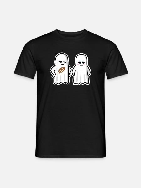 Repassage fantôme de fer plat - T-shirt homme - noir