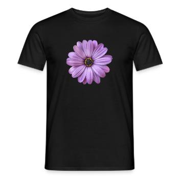 Blume - Männer T-Shirt - Schwarz - Vorne - AI Model Male 178 light (178cm)