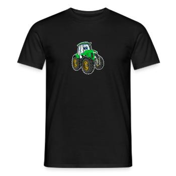 Traktor - Männer T-Shirt - Schwarz - Vorne - AI Model Male 178 light (178cm)