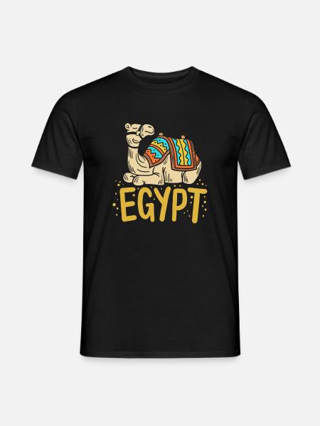 Ägypten Ägypter Kamel - Männer T-Shirt - Schwarz