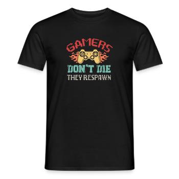 Les joueurs ne réapparaissent pas - T-shirt homme - noir - Devant - AI Model Male 178 light (178cm)