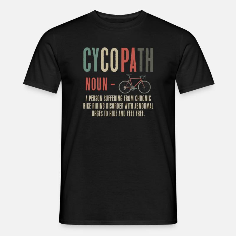 Cyclopath Ride Urges - Männer T-Shirt - Schwarz