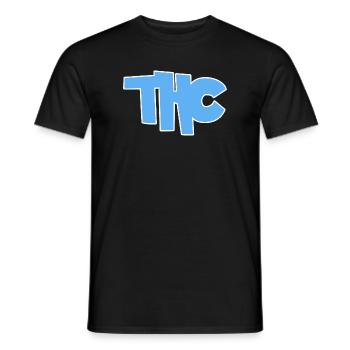 THC - Männer T-Shirt - Schwarz - Vorne - AI Model Male 178 light (178cm)