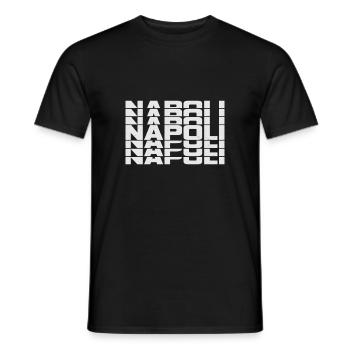 Naples Napoli Italy - Men's T-Shirt - black - Front - AI Model Male 178 light (178cm)