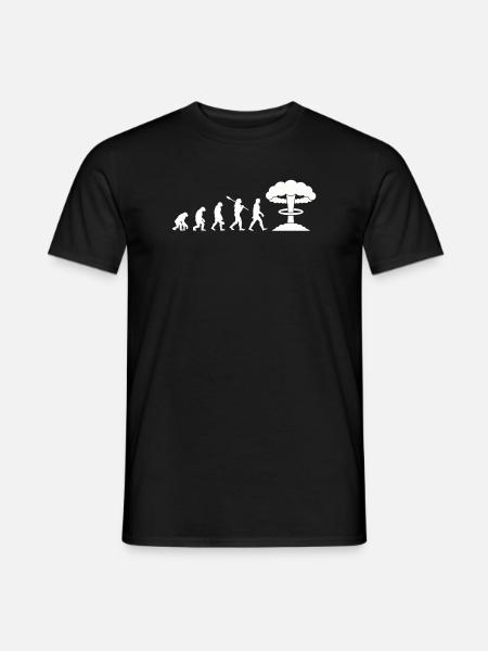 Bombe nucléaire Evolution - T-shirt homme - noir