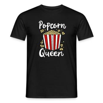 Popcorn - Men's T-Shirt - black - Front - AI Model Male 178 light (178cm)