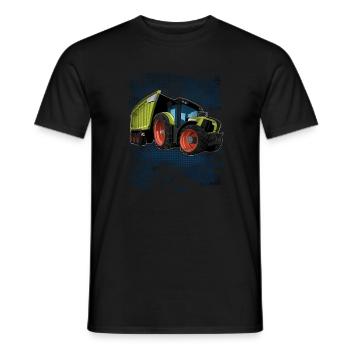 tracteur - T-shirt homme - noir - Devant - AI Model Male 178 light (178cm)