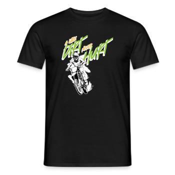 Motocross Pilota di motocross - T-shirt uomo - nero - Fronte - AI Model Male 178 light (178cm)