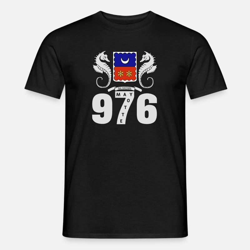 Mayotte - Männer T-Shirt - Schwarz