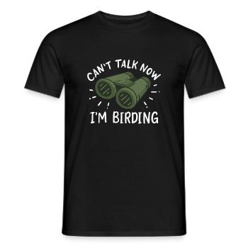 Bird Watching Birdwatchers - Men's T-Shirt - black - Front - AI Model Male 178 light (178cm)