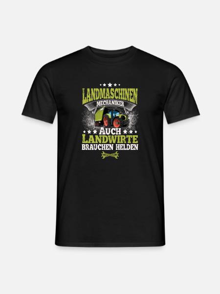 Landmaschinenmechaniker - Männer T-Shirt - Schwarz