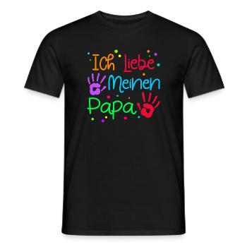 J’aime papa Papa Fête des pères - T-shirt homme - noir - Devant - AI Model Male 178 light (178cm)