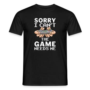 Gamer Gaming - Männer T-Shirt - Schwarz - Vorne - AI Model Male 178 light (178cm)