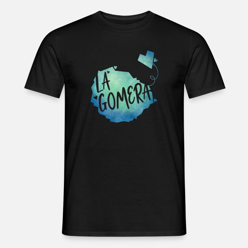 La Gomera - Männer T-Shirt - Schwarz