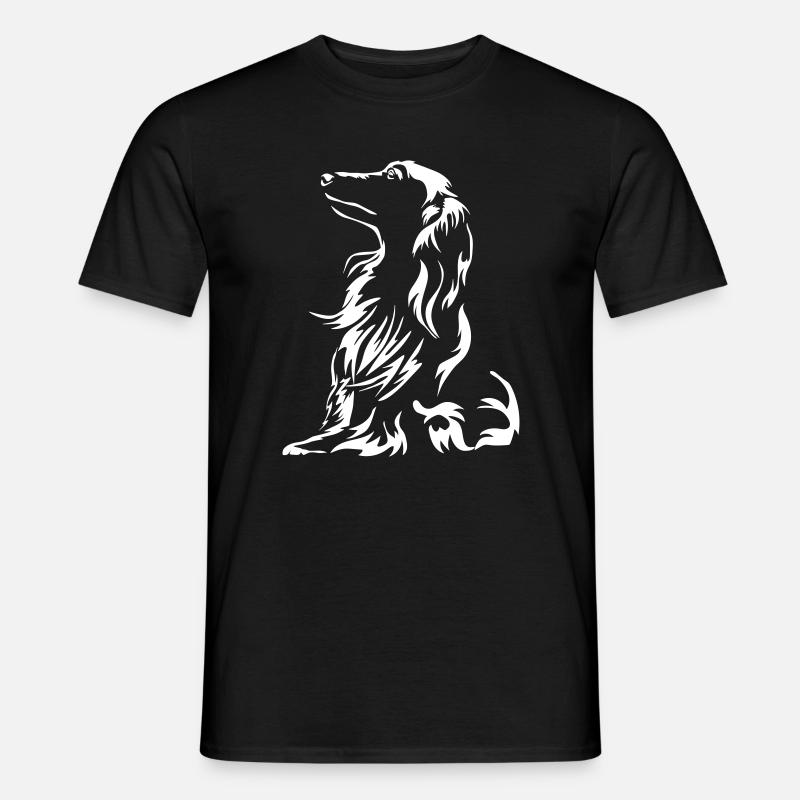 Dackel "Black Edition" - Männer T-Shirt - Schwarz