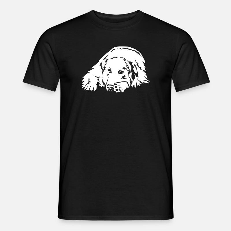 Pyrenäenberghund "Black Edition" - Männer T-Shirt - Schwarz