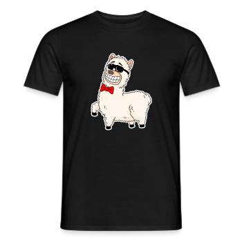 Alpagas - T-shirt homme - noir - Devant - AI Model Male 178 light (178cm)