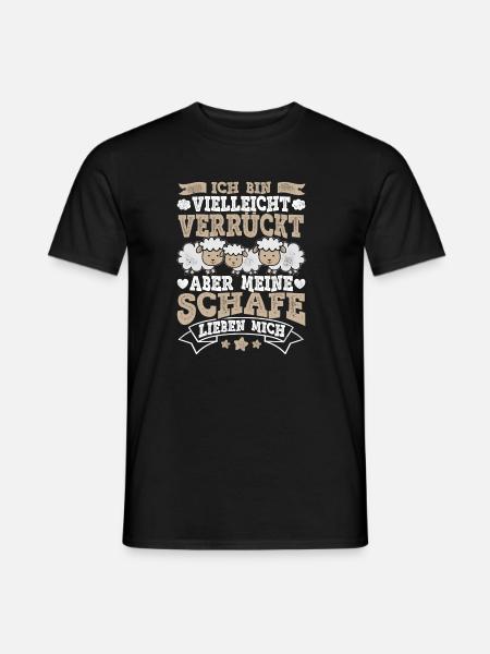 Schaf - Männer T-Shirt - Schwarz
