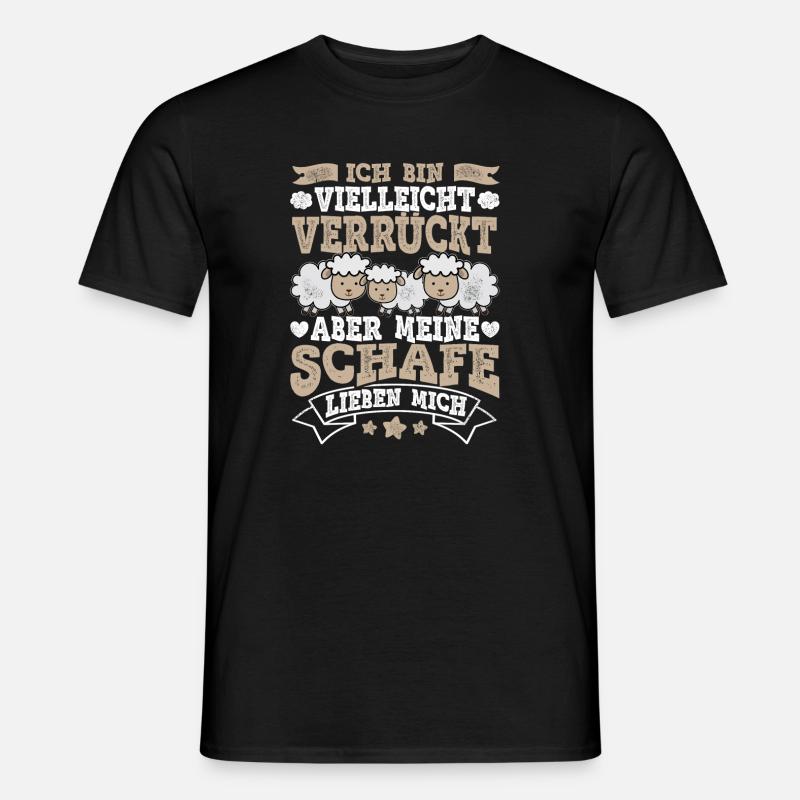 Schaf - Männer T-Shirt - Schwarz