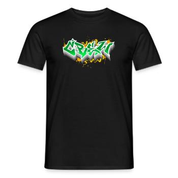 Équipage - T-shirt homme - noir - Devant - AI Model Male 178 light (178cm)