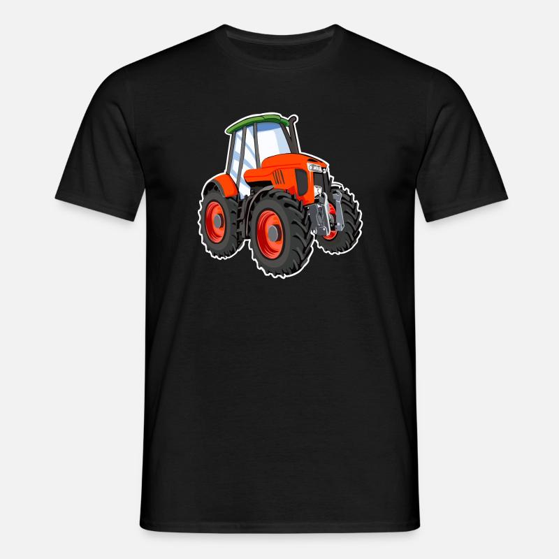Traktor - Männer T-Shirt - Schwarz