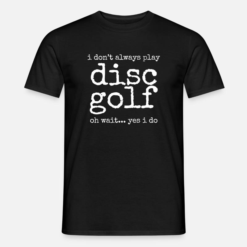 Discgolf Discgolfer Discgolfspieler - Männer T-Shirt - Schwarz