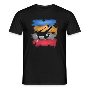 Breakdance - Männer T-Shirt - Schwarz - Vorne - AI Model Male 178 light (178cm)