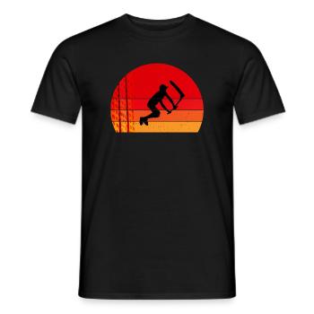 Vintage Stunt Scooter - Männer T-Shirt - Schwarz - Vorne - AI Model Male 178 light (178cm)