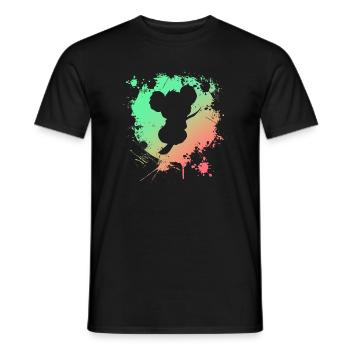 Koala - T-shirt homme - noir - Devant - AI Model Male 178 light (178cm)